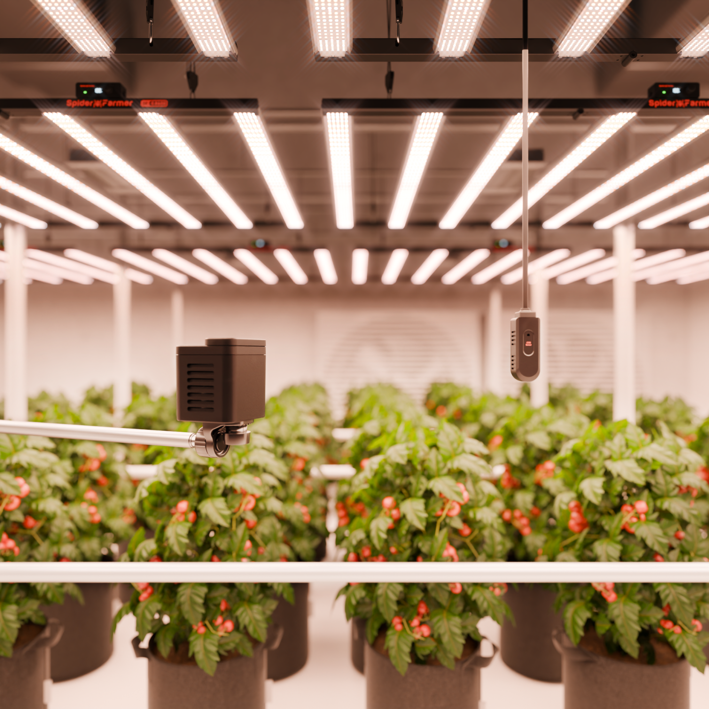 Kit Sensor Pro GGS | Spider Farmer - Sensores De CO2, VPD y PPFD Genius Grow System