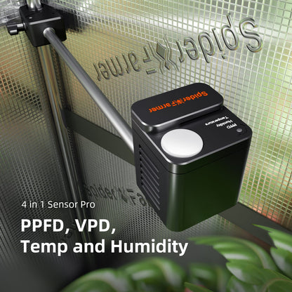 Kit Sensor Pro GGS | Spider Farmer - Sensores De CO2, VPD y PPFD Genius Grow System