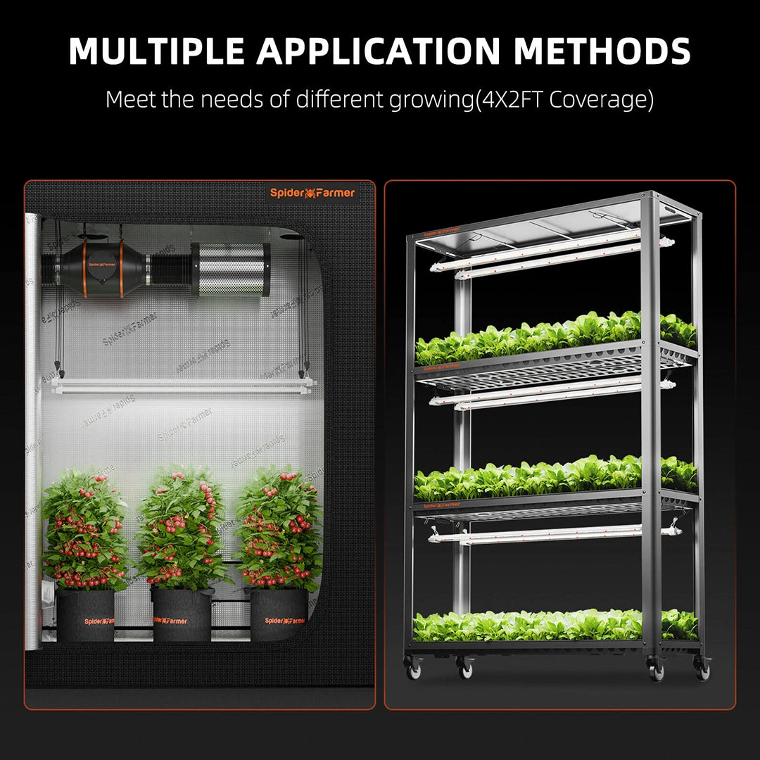 Spider Farmer  | Glow80 - Lámpara LED 80W para vegetación y plántulas suplementaria