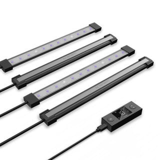 IONBEAM U4, Barras de luz de crecimiento LED UV de espectro dirigido, kit de 4 barras, 11 pulgadas