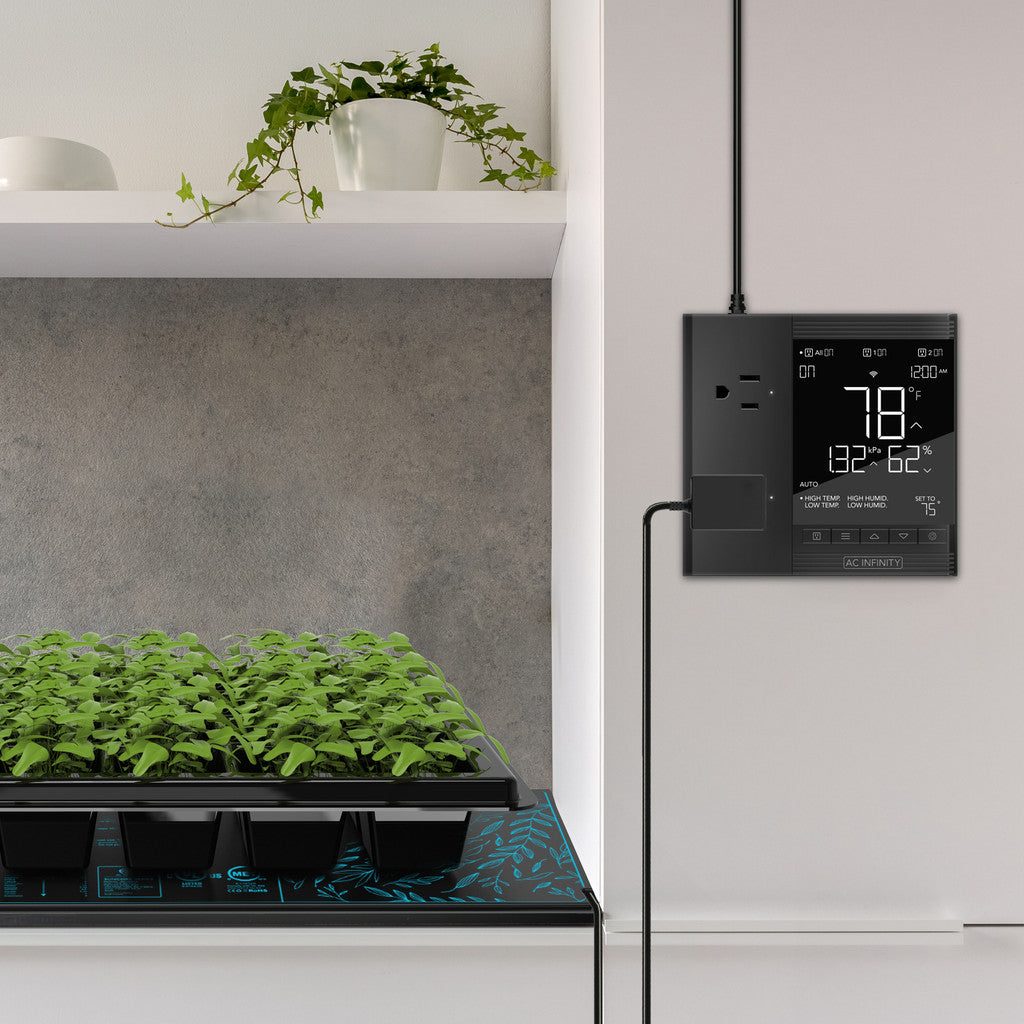 CONTROLLER 75 | AC Infinity - Controlador Inteligente Con Conectores Y Sensor VPD