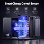 VIVOSUN  VCure C80: máquina de secado con sistema de control de temperatura y humedad.