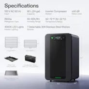 VIVOSUN  VCure C80: máquina de secado con sistema de control de temperatura y humedad.