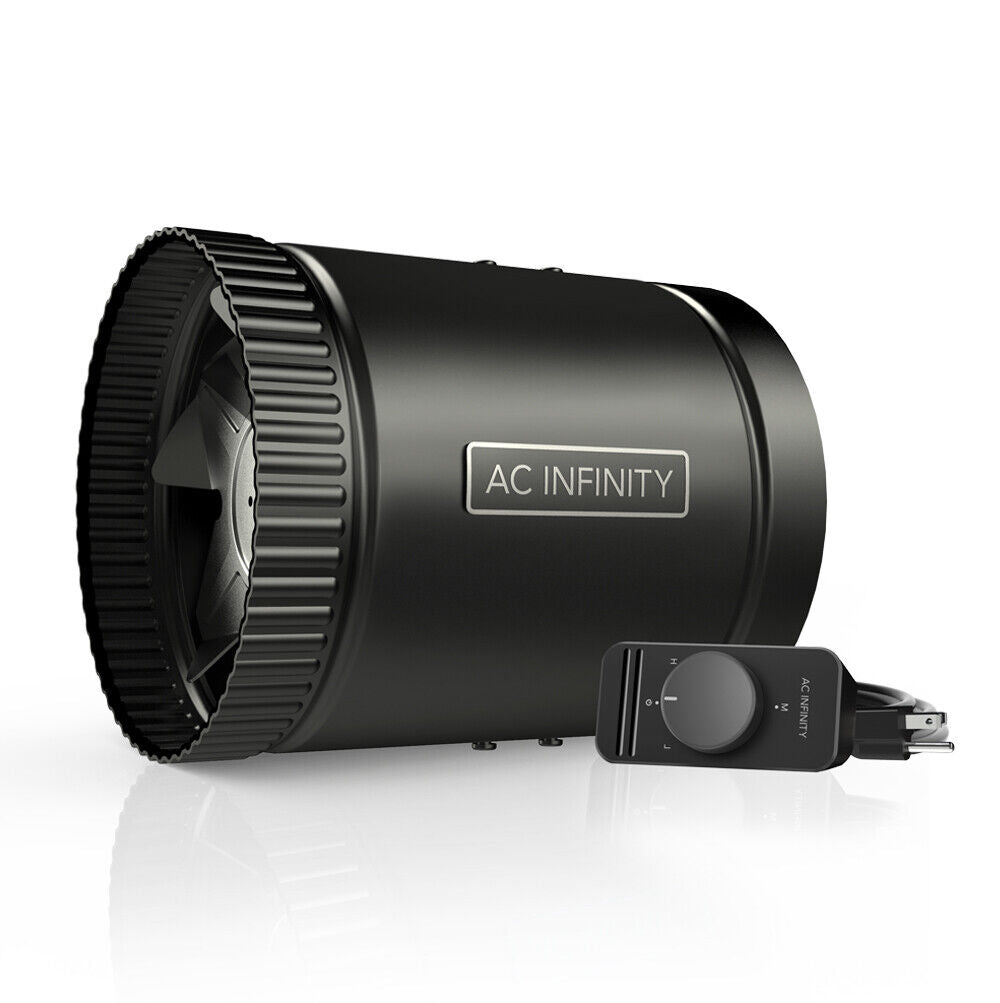 RAXIAL S6 | AC Infinity - Intractor Ventilador De Turbina De 6" Con Regulador