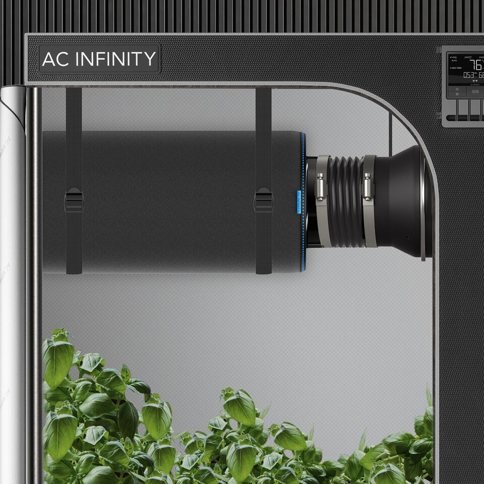 Filtro De Aire De Carbón De 8" | AC Infinity - Filtro Rellenable Para Ventilación Y Control De Olores