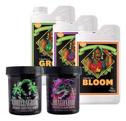 Kit Completo Para Auto Cultivo | Advanced Nutrients + HarvestCo Suplementos Veg y Bloom