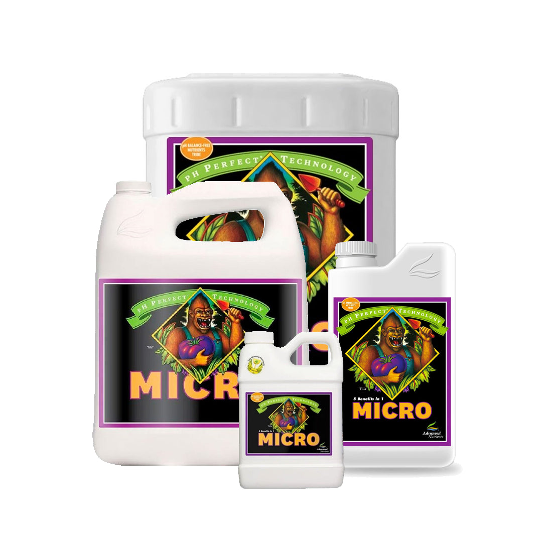 PH PERFECT MICRO Nutriente Base Multi-Ciclo Con Regulador De PH Mejora Tu Crecimiento Y Absorción De Nutrientes