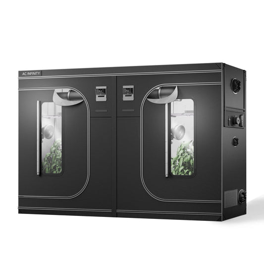 CLOUDLAB 816, Carpa de Cultivo Advance 10x5, Más Gruesa de 1 pulg. Polos y lona 2000D, Mylar reflectante más alto, ventanas con cremallera más grandes, 305 x 151 x 203 cm