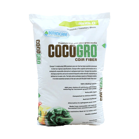 COCOGRO | Botanicare - Fibra De Coco Premium Para Cultivo Mejora La Aeración Y El Desarrollo Radicular