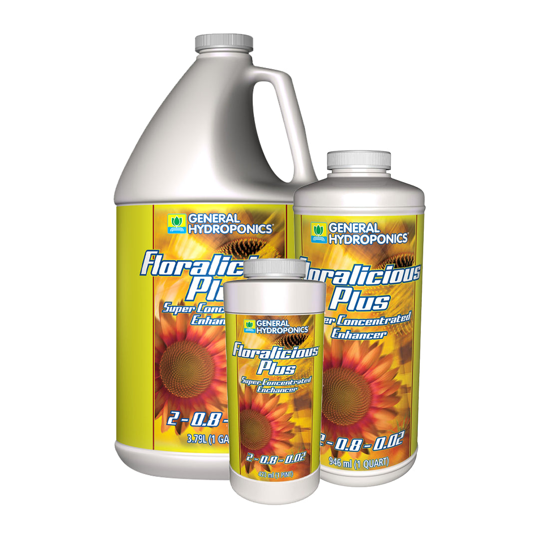 FLORALICIOUS PLUS | General Hydroponics - Para Flores Mas Grandes, Aromáticas Y Abundantes