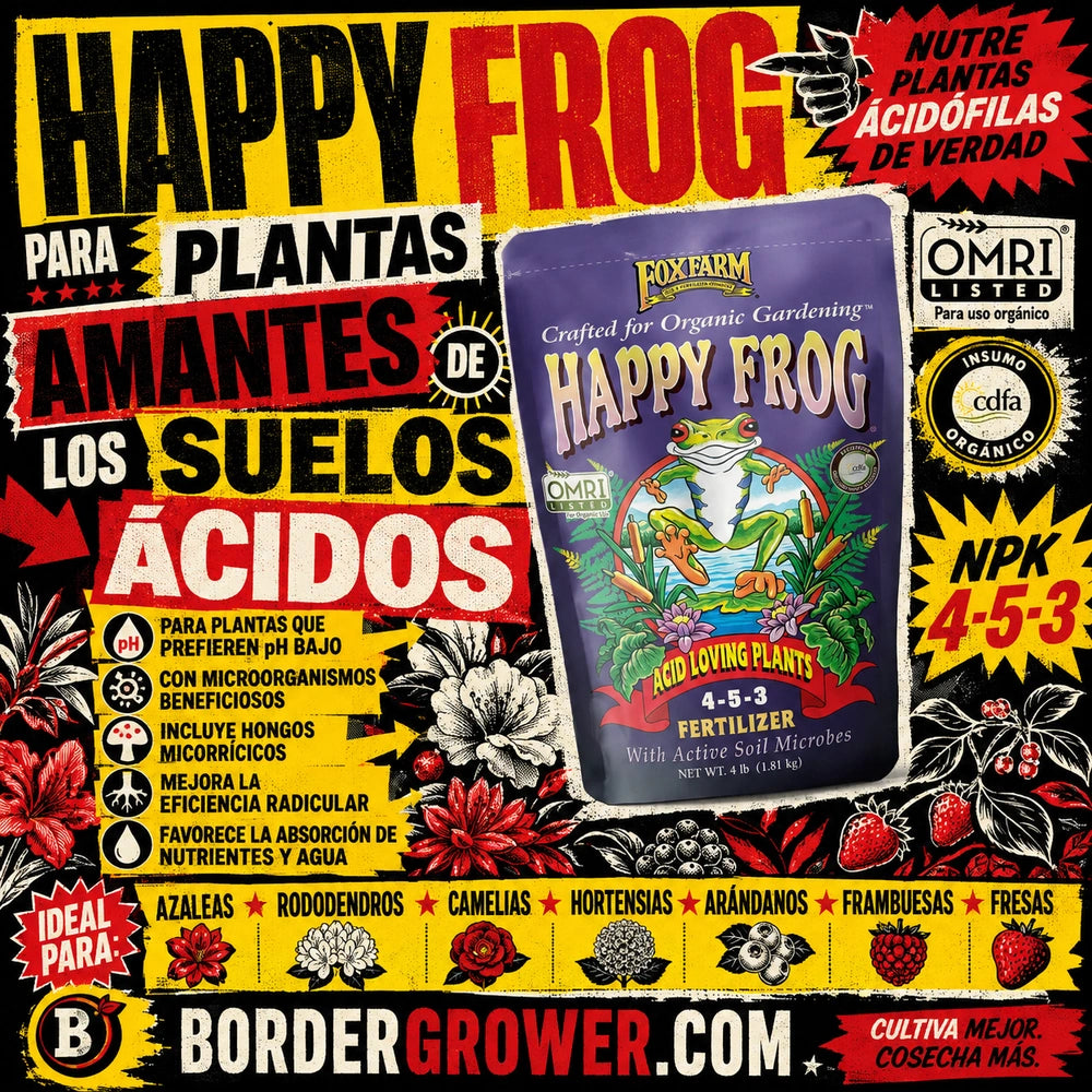 Fertilizante Happy Frog para plantas amantes de los suelos ácidos (4 libras)