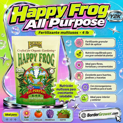 Fertilizante multiusos FoxFarm Happy Frog (4 libras)