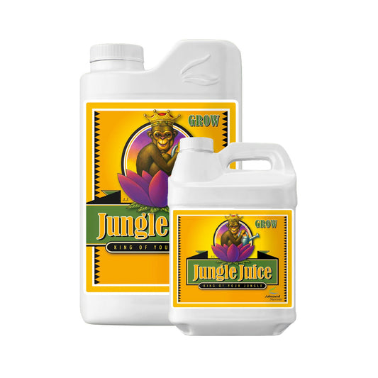 JUNGLE JUICE GROW Fertilizante Base Para Etapa De Vegetación Maximiza El Desarrollo De Tallos y Hojas