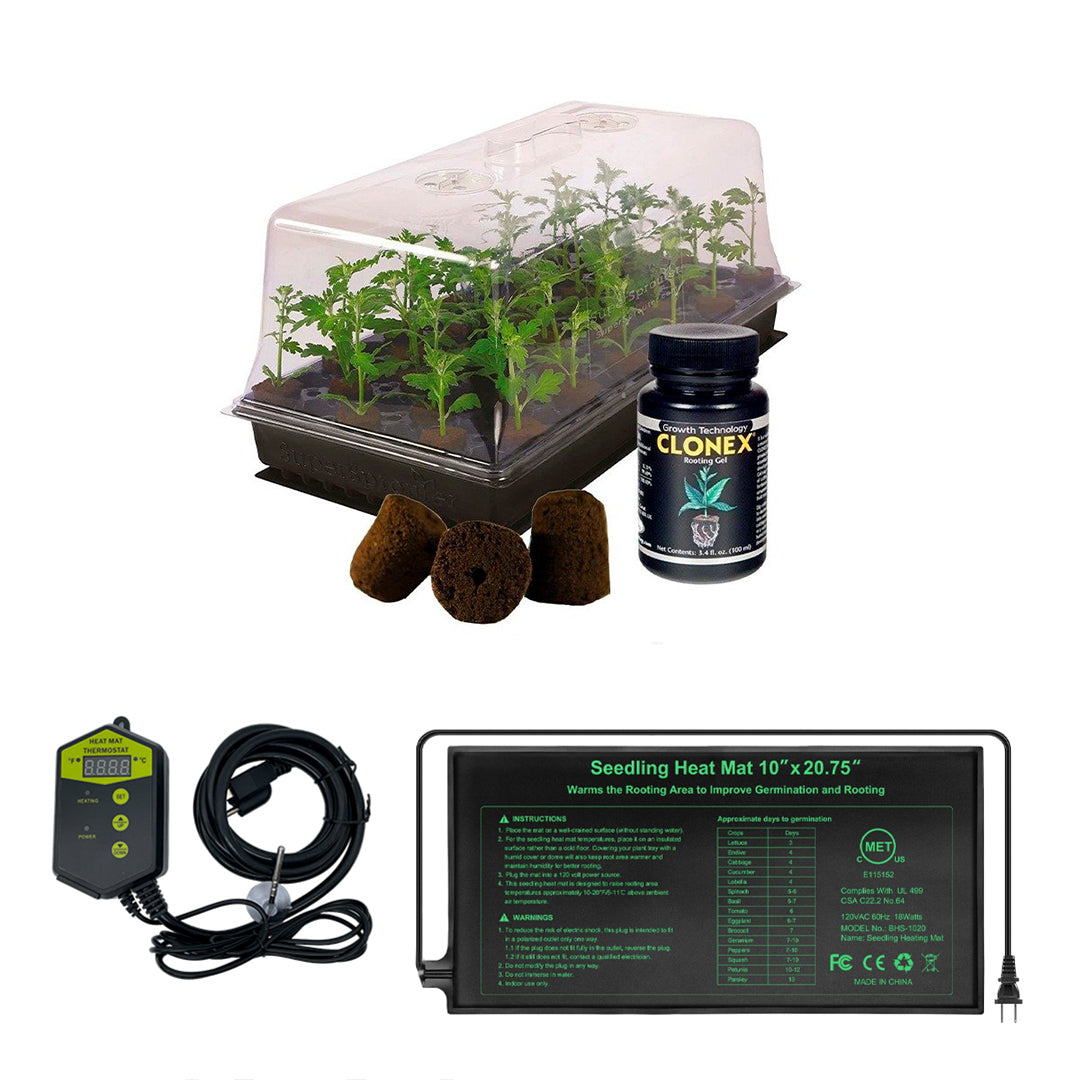 Combo Para Propagación | Kit De Accesorios Para Clonar, Germinar Y Propagar Raíces