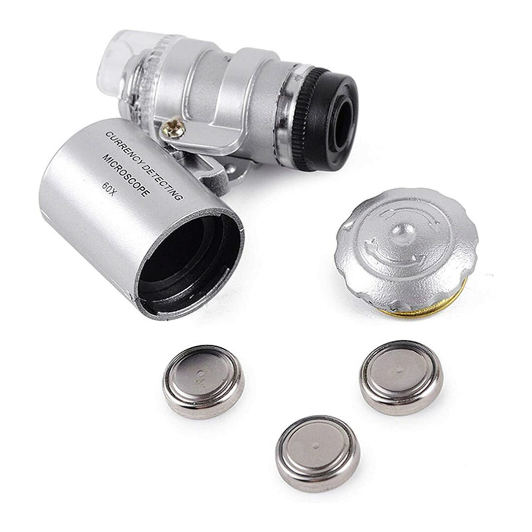Mini Lupa 60x Con Luz LED | Sinowell - Microscopio De Bolsillo
