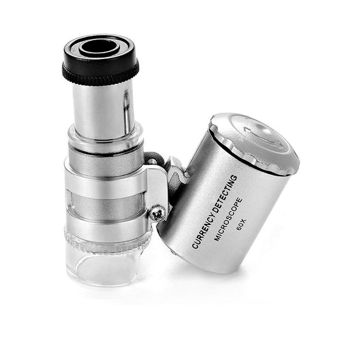 Mini Lupa 60x Con Luz LED | Sinowell - Microscopio De Bolsillo
