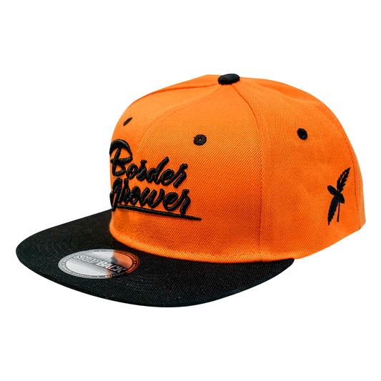 GORRA OFICIAL BORDER GROWER Tipo Snapback Naranja/Negro