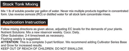 Advanced Nutrients - Cultivator Series / BLOOM, BASE Y GROW 25 Lbs