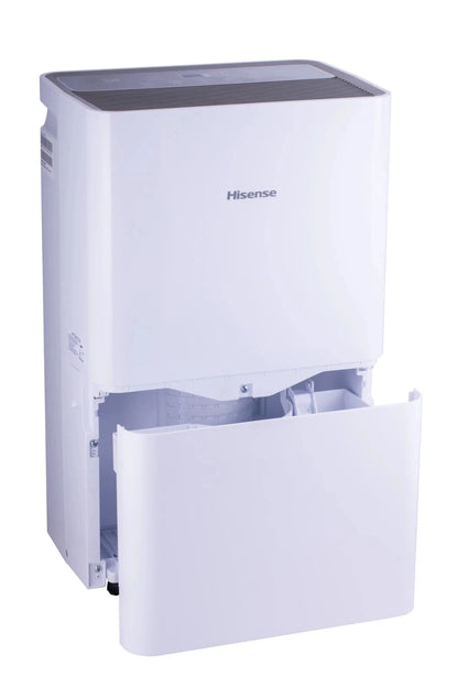 Deshumidificador Hisense, 50 pintas, 3 velocidades, Energy Star, drenaje continuo