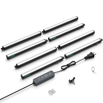 VIVOSUN Luz T5 120W (8x15W) 5000K - LEDs para Clonación y Propagación Esquejes, Pack de 8