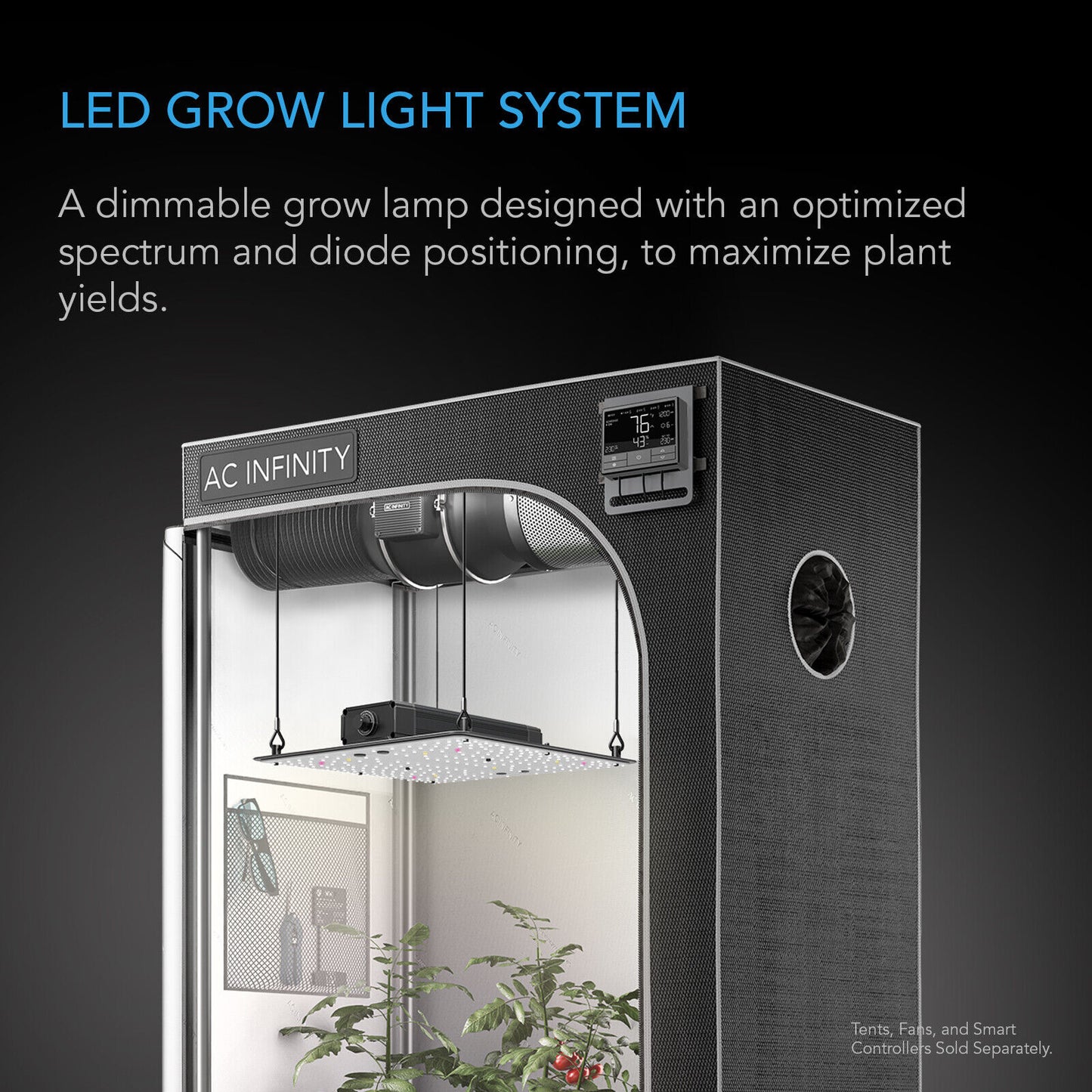 IONBOARD S22 | AC Infinity - Lampara De Cultivo Profesional Con Regulador De Potencia