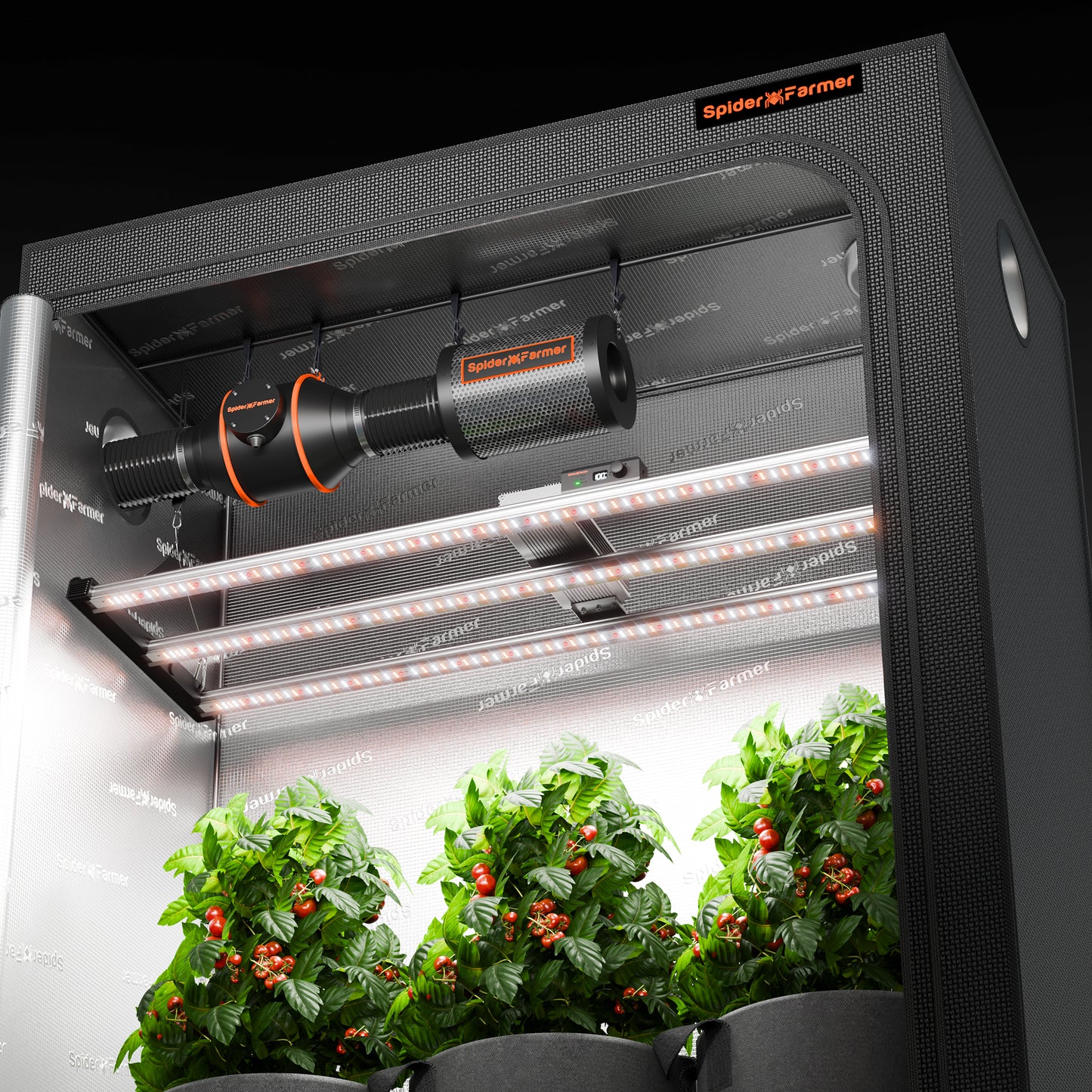 SE4500 | Spider Farmer - Lámpara LED De Cultivo Con Espectro Completo Y Regulador