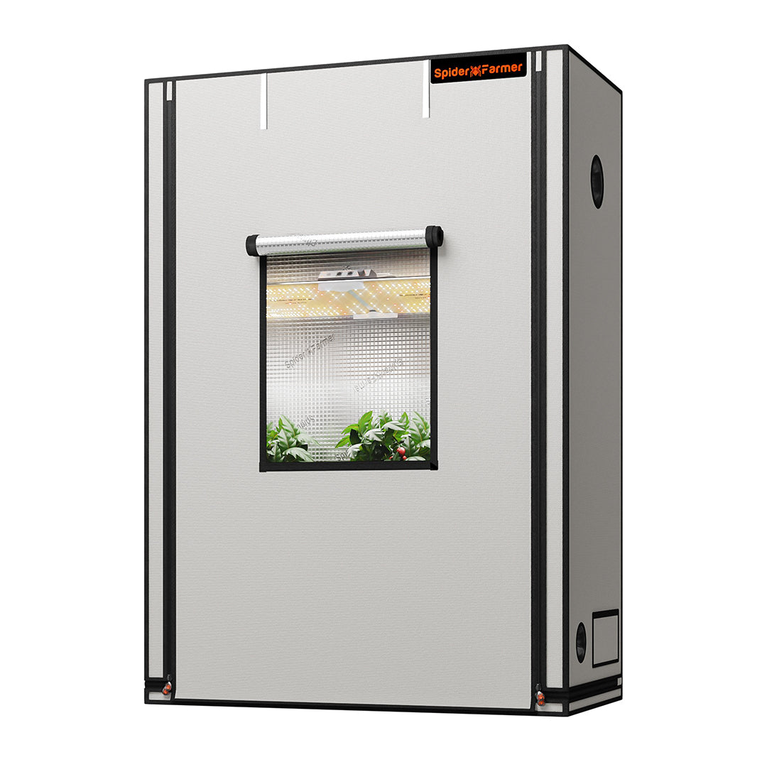 Spider Farmer | Carpa de cultivo 140×70×200 cm - Pro White Armario indoor
