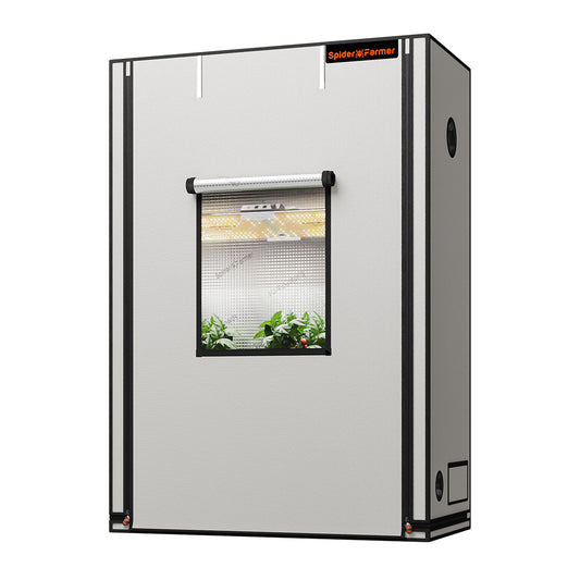 Spider Farmer | Carpa de cultivo 140×70×200 cm - Pro White Armario indoor