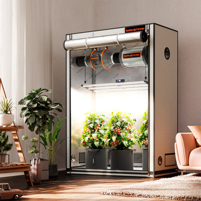 Spider Farmer | Carpa de cultivo 140×70×200 cm - Pro White Armario indoor