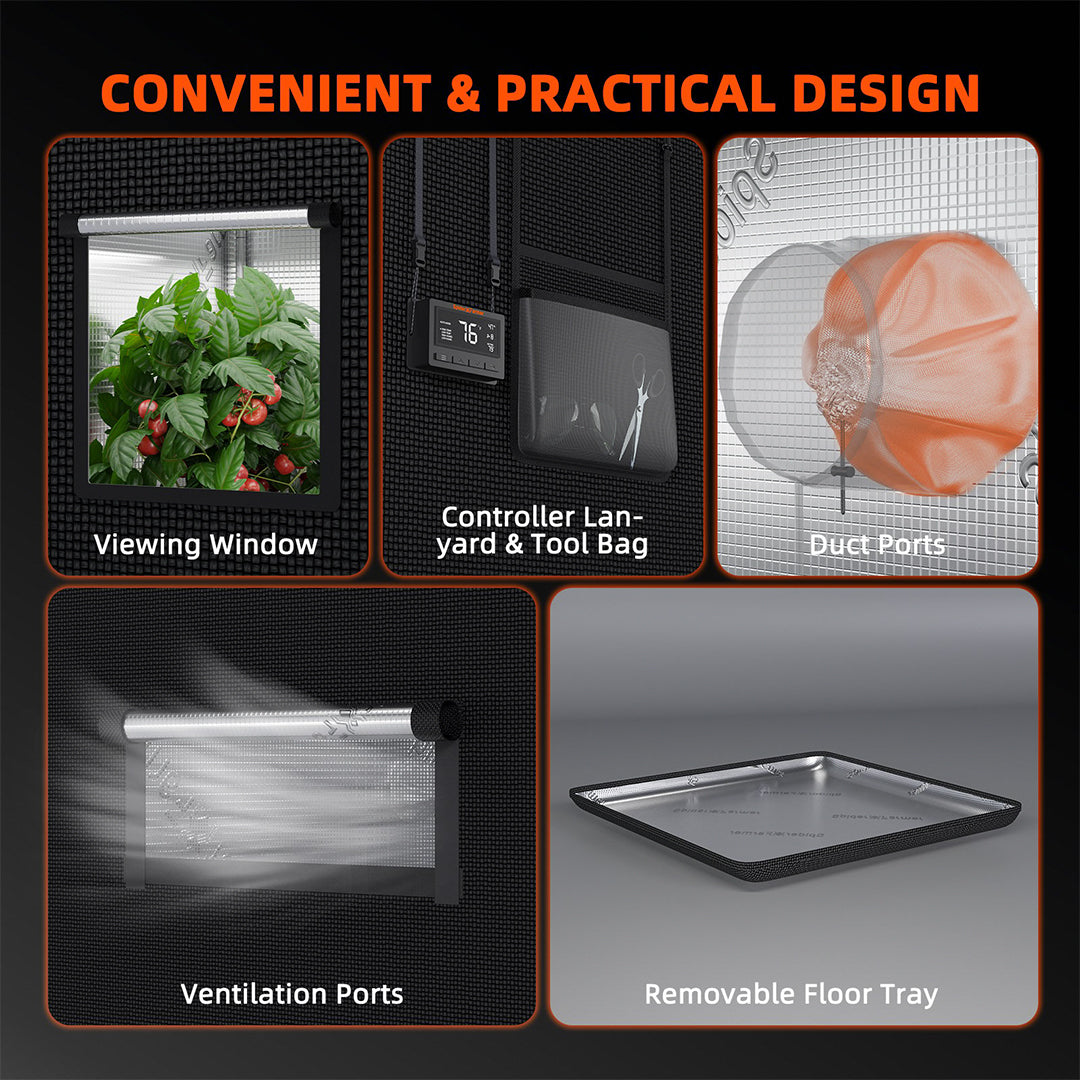 Spider Farmer | Carpa de cultivo 90X90X180cm armario indoor