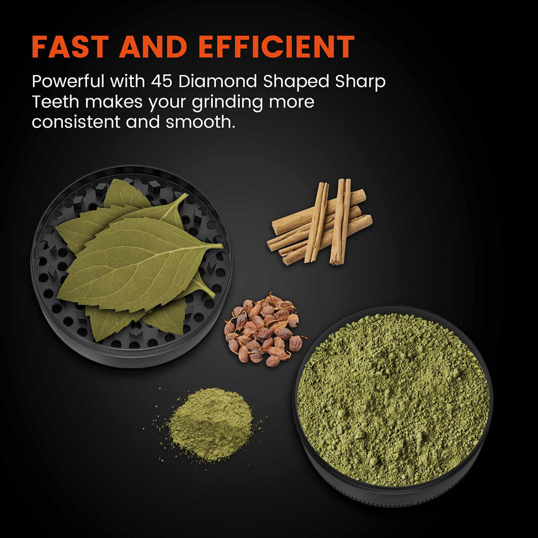 Spider Farmer | Grinder metálico 3 capas – Molinillo de hierbas y especias