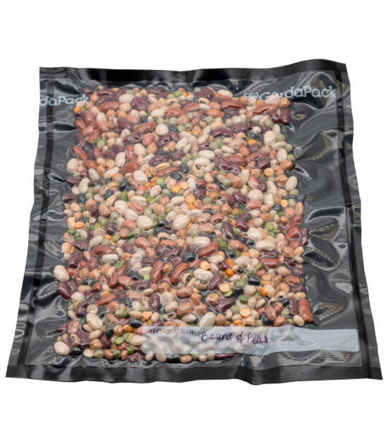 GARDAPACK GP215HB  Bolsas De Sellado Al Vacío Clear & Black de 15" × 20" De Alta Barrera 50 Piezas