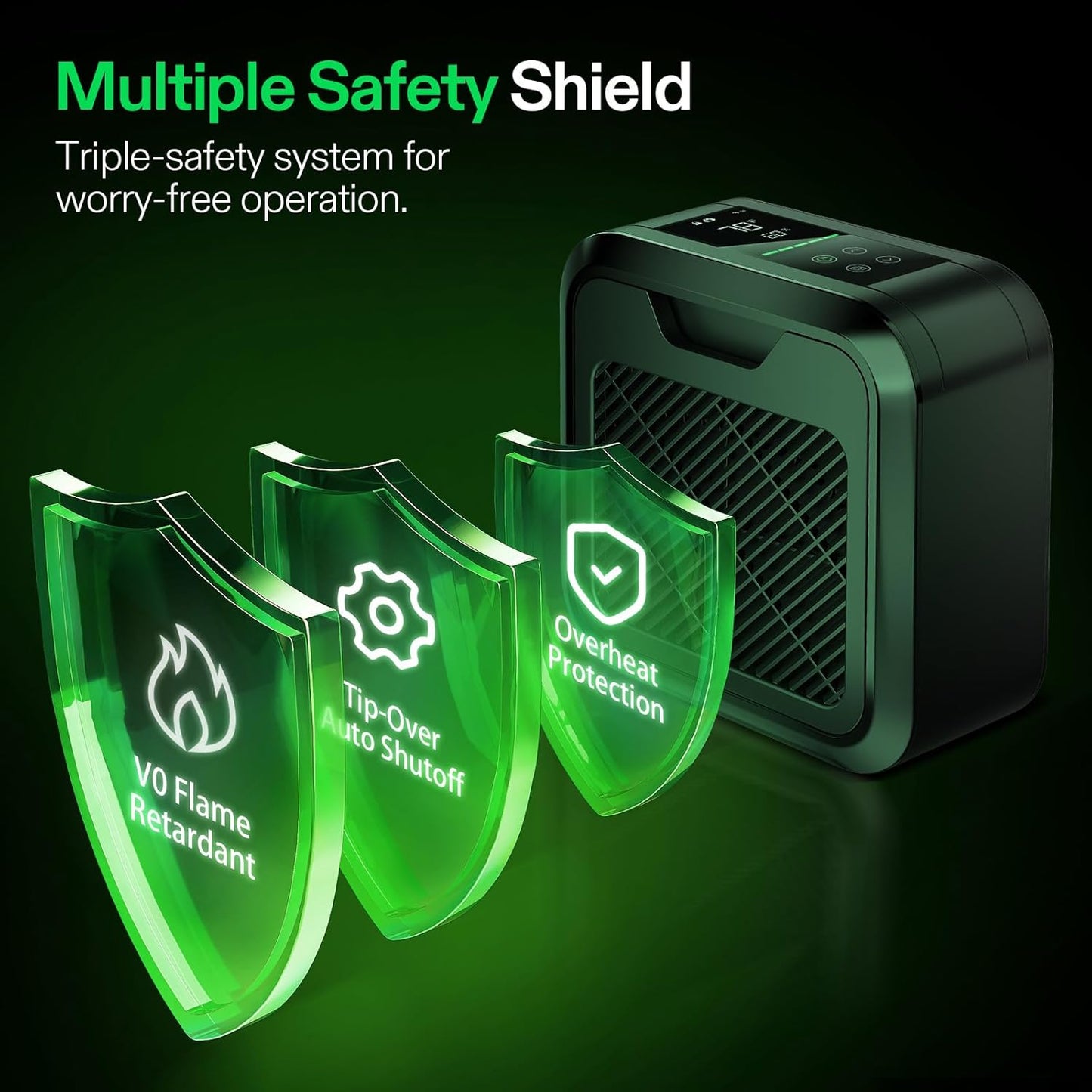 VIVOSUN AeroFlux W70 - Calentador Inteligente 700W para Grow Tent con Control VPD y 5 Niveles de Potencia