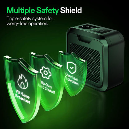 VIVOSUN AeroFlux W70 - Calentador Inteligente 700W para Grow Tent con Control VPD y 5 Niveles de Potencia