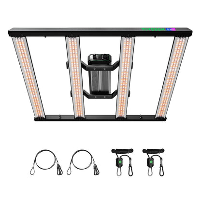 VIVOSUN LumaLight 320W - Luz LED Full Spectrum para Grow Tent 3x3 ft, Compatible con GrowHub