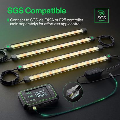 VIVOSUN LumaRay Side Lights 8-Barras - Luz LED Lateral Full Spectrum