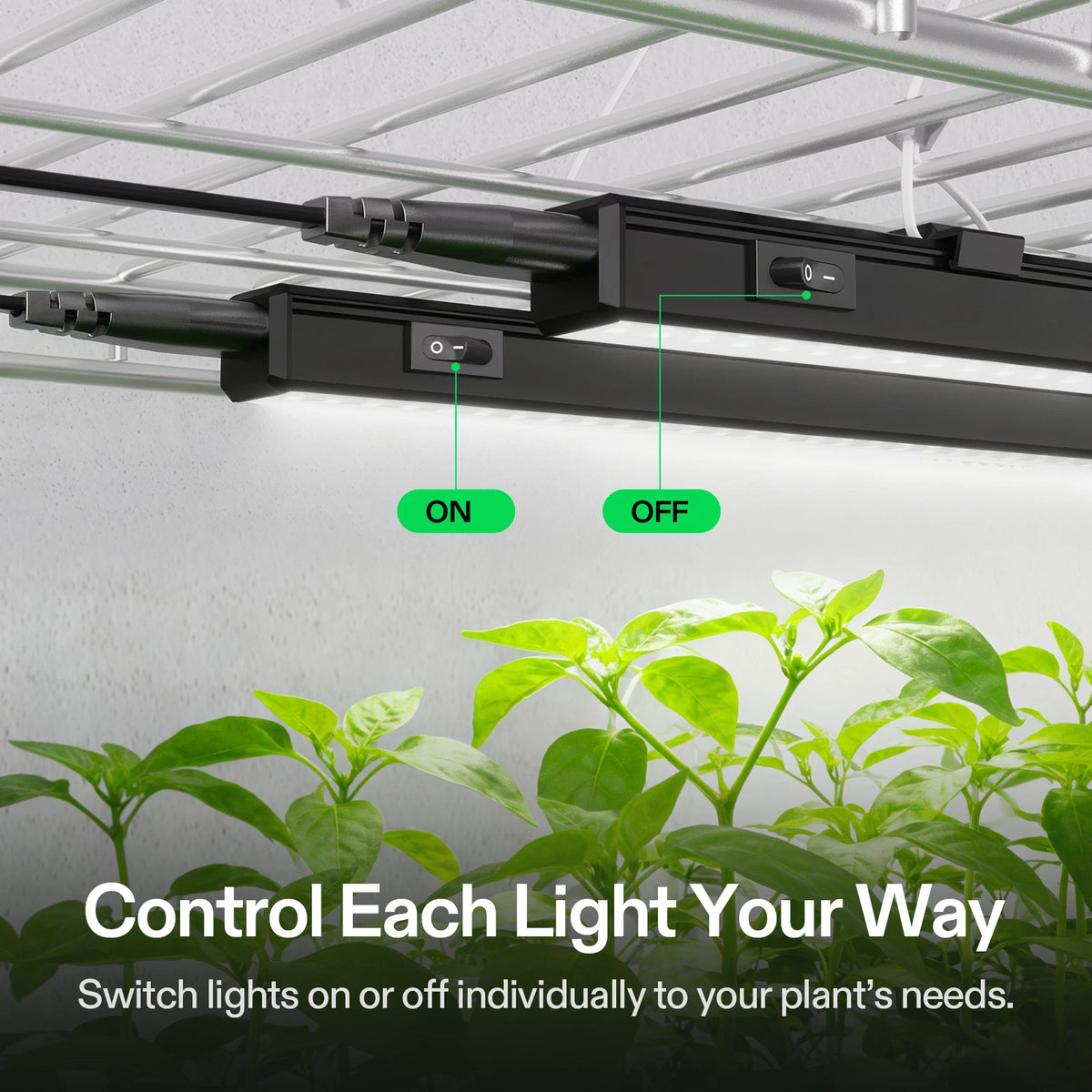 VIVOSUN Luz T5 28W (4x7W) 5000K - LEDS para Clonación y Propagación de Esquejes 4 PACK