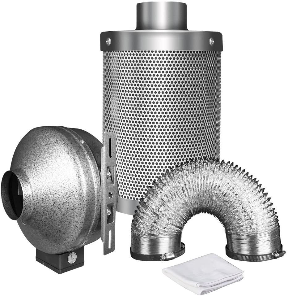 Kit De Auto Cultivo Chico | Armario De Cultivo, Lampara LED, Sistema De Ventilación y Accesorios
