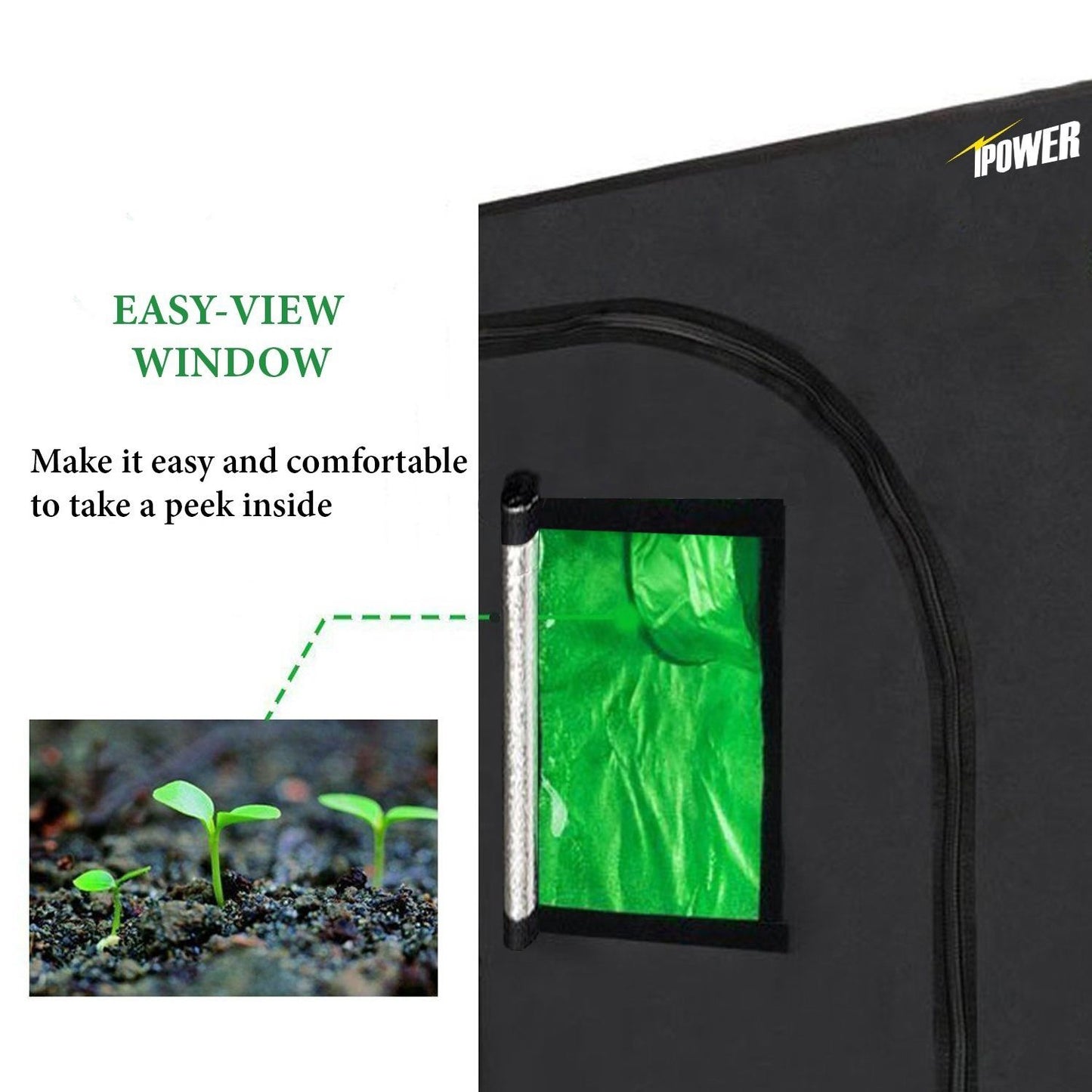 ARMARIO DE CULTIVO iPower De 91cmx50cmx150cm Un Espacio Compacto Y Eficiente Para Cultivos Exitosos