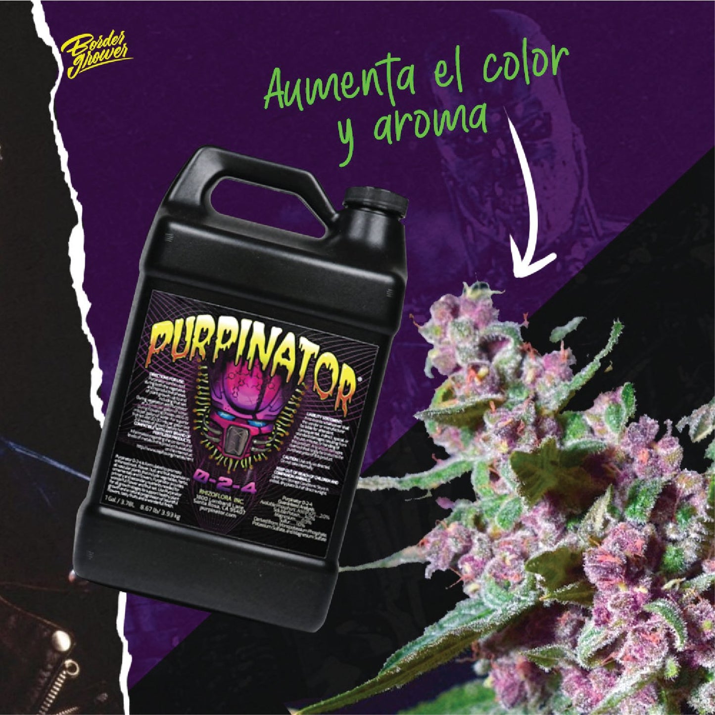 PURPINATOR Aditivo Para Floración, Maximiza Aromas Y Sabores