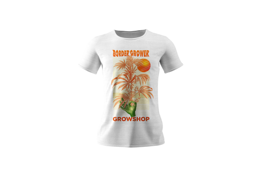 Camiseta oficial de Border Grower grow shop, modelo "👌"