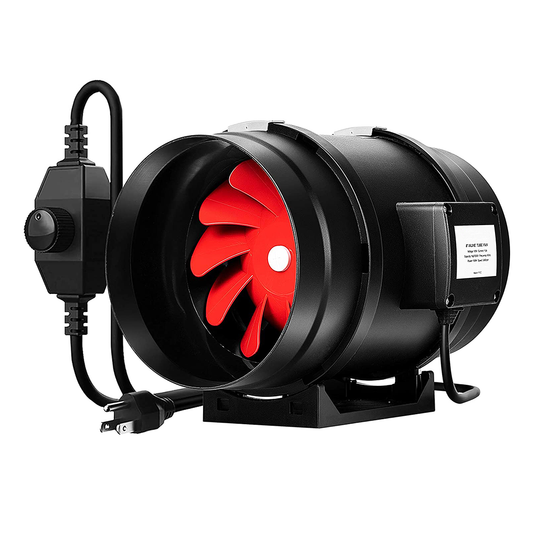 Sistema ultra silencioso de control de clima con filtro de 8" x 39", extractor de plastico, y ducto