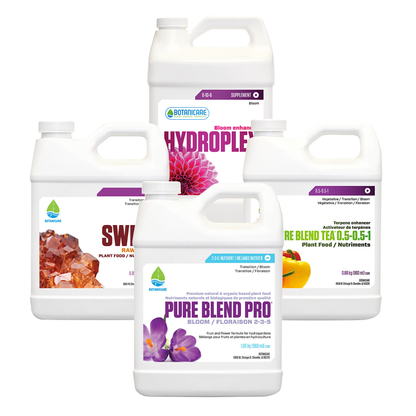 COMBO FLORA PURE BLEND Suplementos, Aditivos Y Nutrición Base Para Floración Potencia El Desarrollo De Tus Cultivos