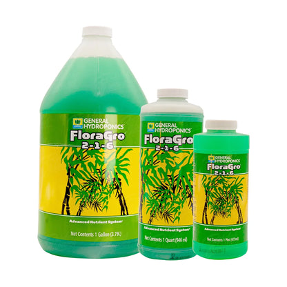 Flora Series FloraGro | General Hydroponics - Fertilizante Base Para Etapa De Vegetación