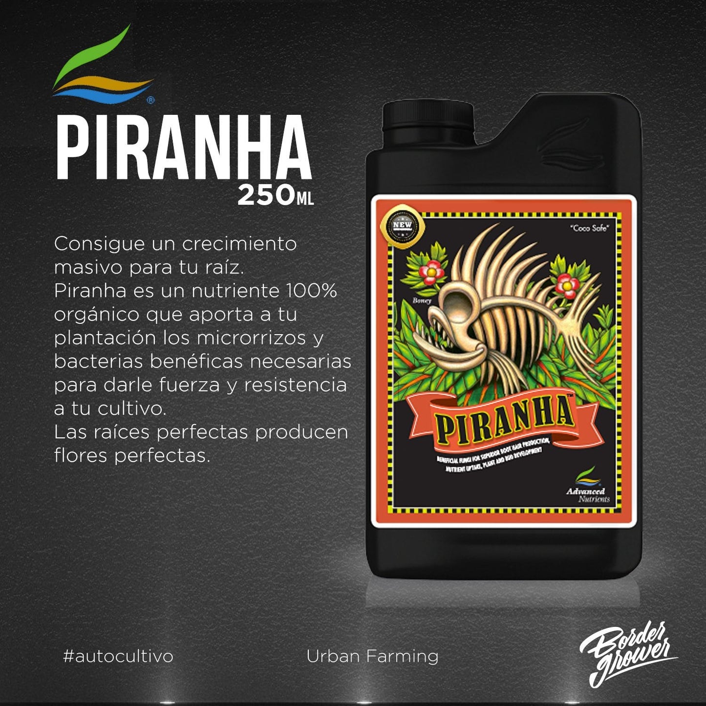 Piranha | Advanced Nutrients - Fertilizante Propagador De Raíz