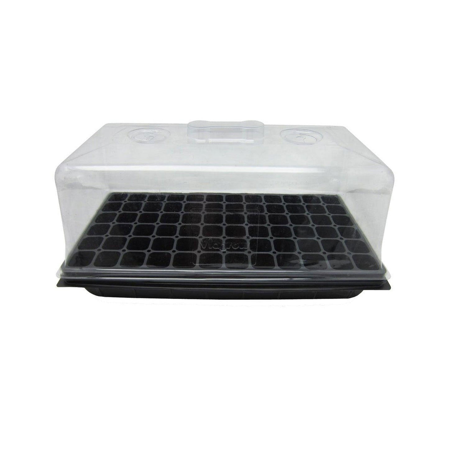 Kit De Propagación Y Clonación | Sinowell - 3 Piezas: Charola Plana, Charola De 72 Celdas y Domo De 18 cm