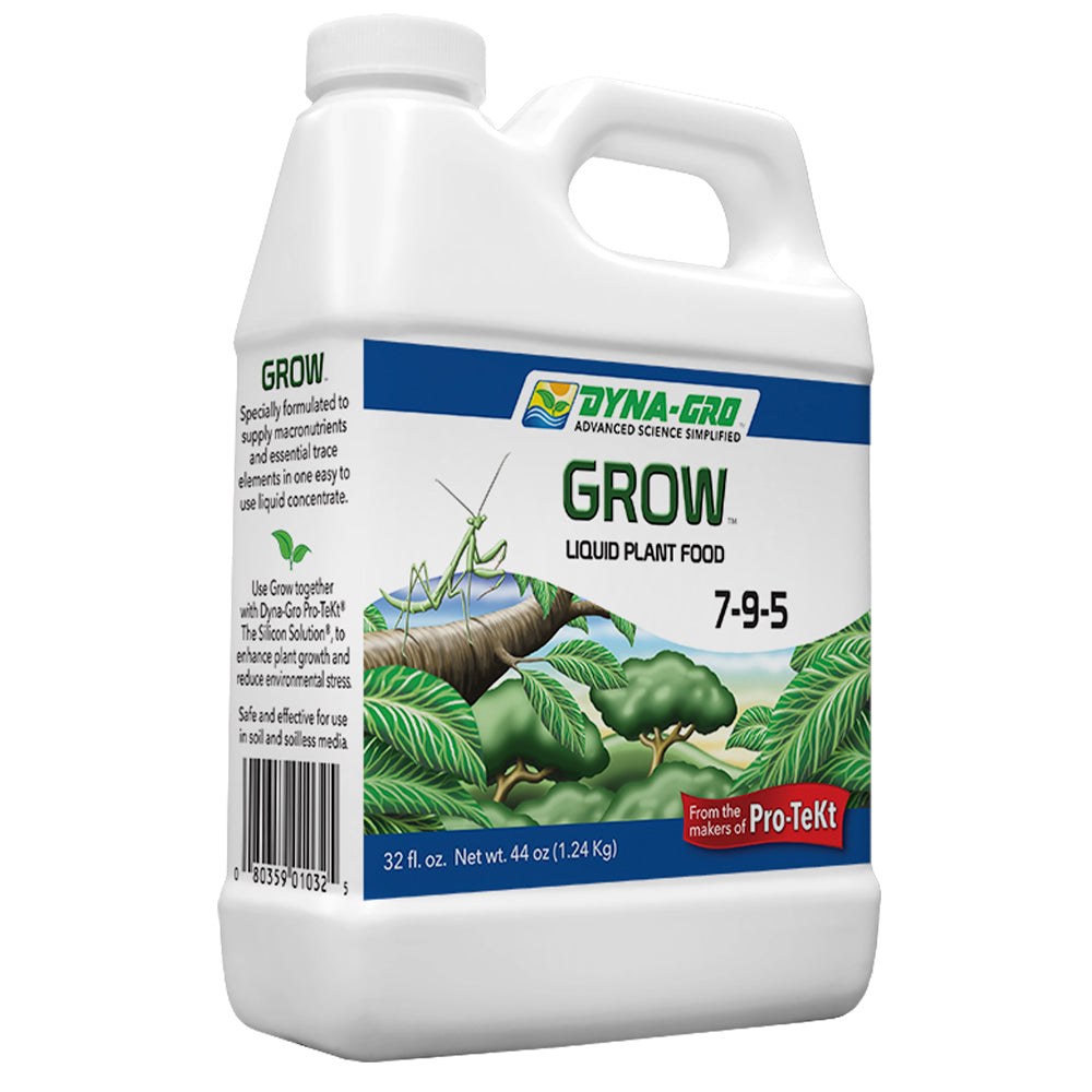 DYNA-GRO GROW 960 ML 7-9-5 Una sola fórmula súper concentrada para vegetación intensa