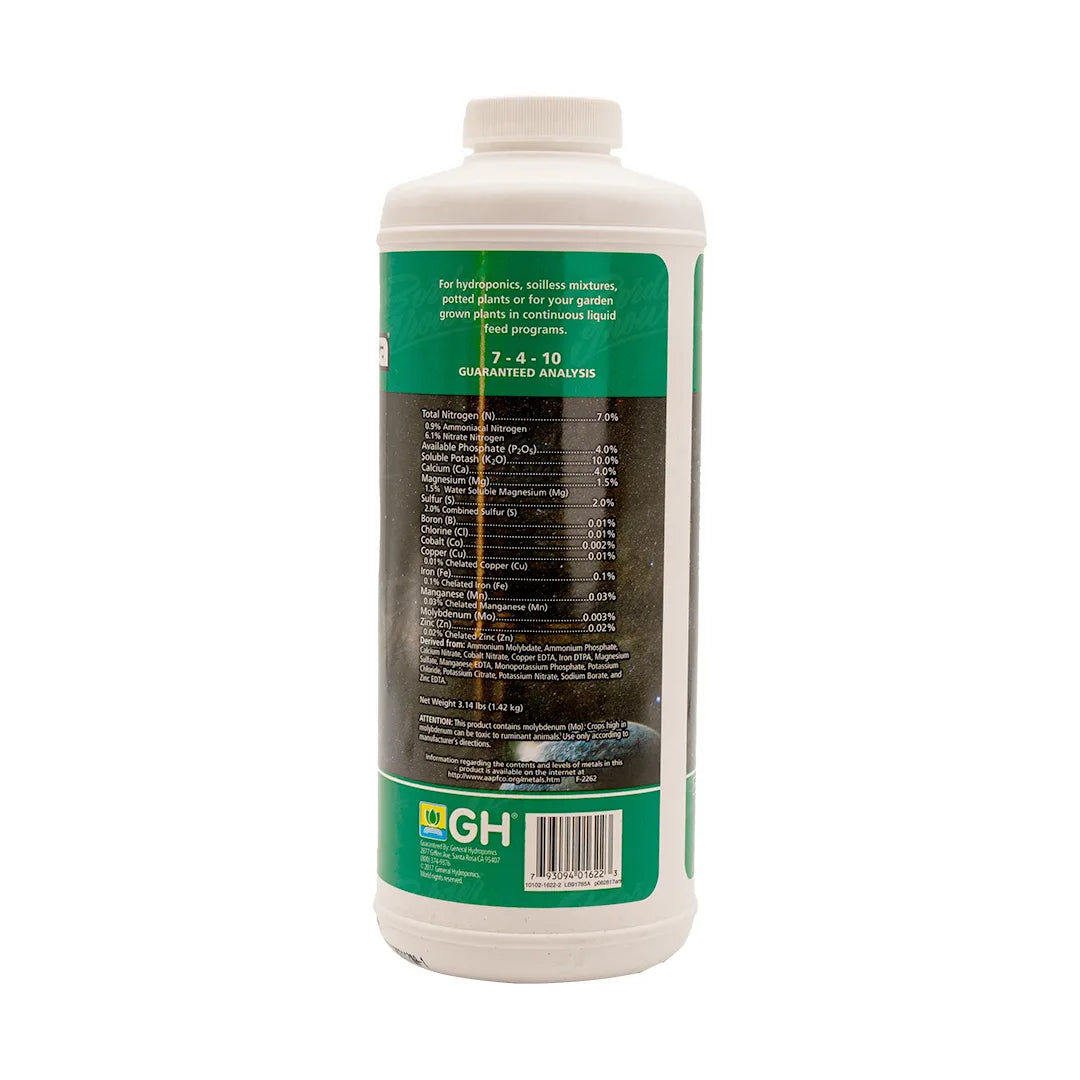 FloraNova: Grow | General Hydroponics - Fertilizante Base Para Vegetación Altamente Concentrado