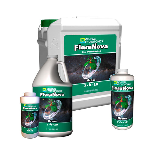 FLORANOVA GROW Fertilizante Base Para Vegetación Altamente Concentrado Mejora El Crecimiento De Tallos, Hojas Y Raíces