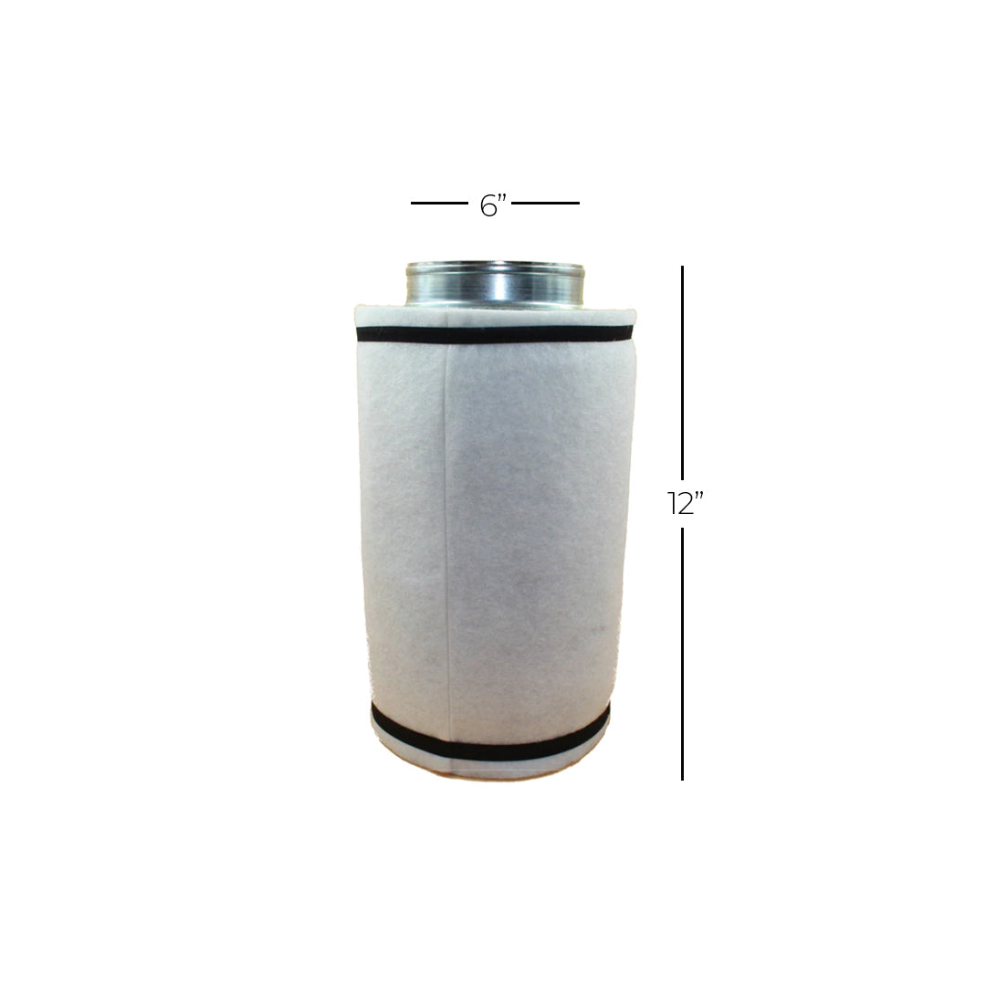 Filtros de Carbono de 6" (15.24cm) para sistemas de ventilación